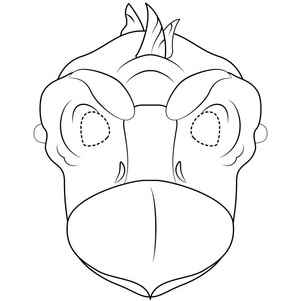 Desenho de Estegossauro para colorir e imprimir: número 30