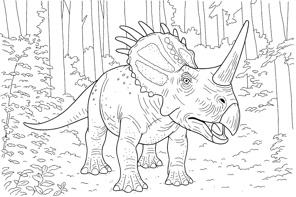 Desenho de Estiracossauro para colorir e imprimir: número 26
