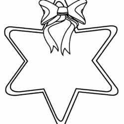 Desenho de Estrelas para colorir e imprimir: número 8