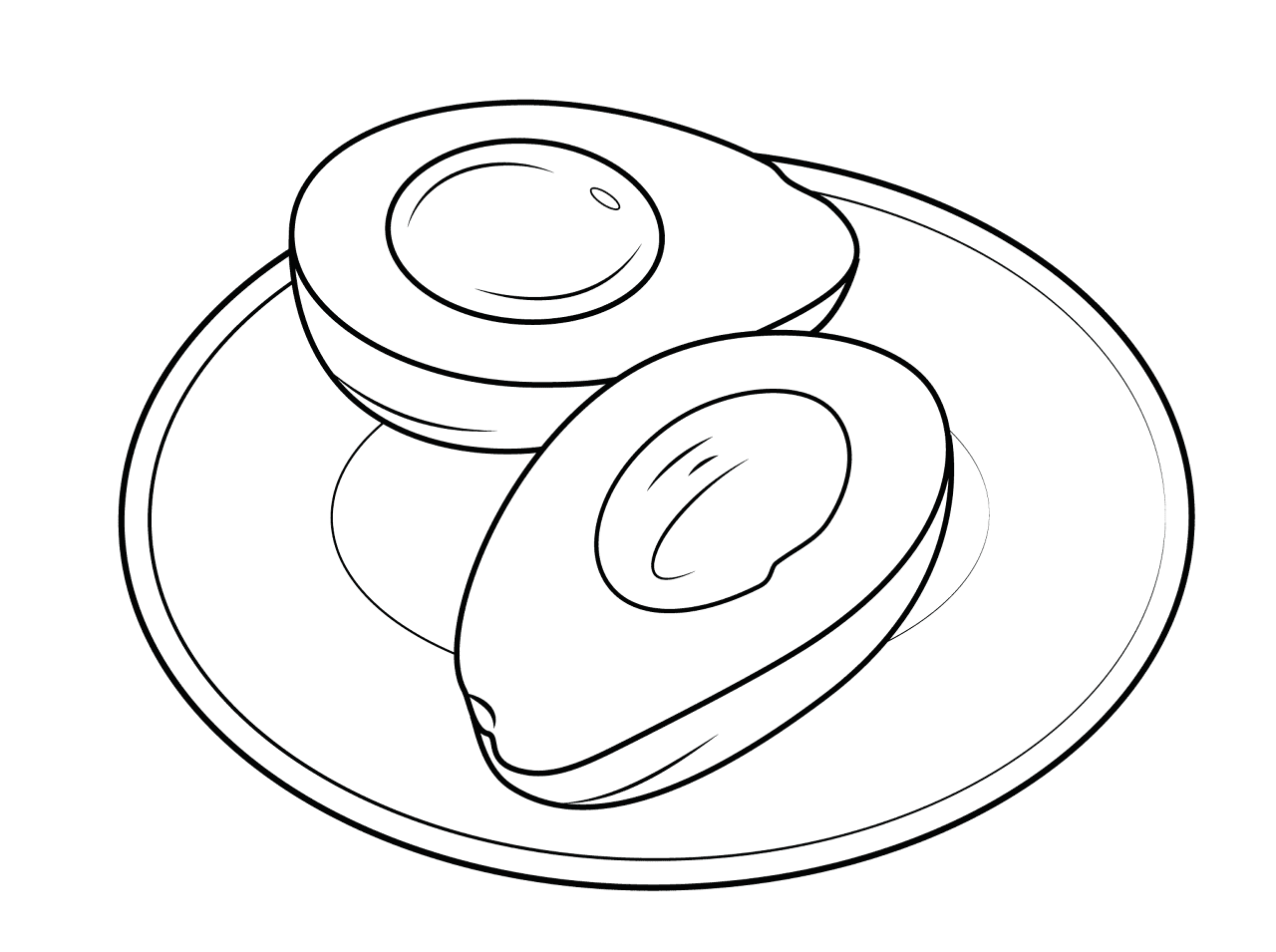 Desenho de Exótico para colorir e imprimir: número 9