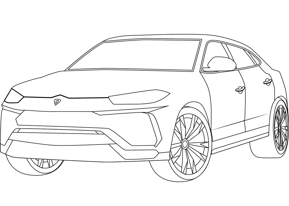 Desenho de Exótico para colorir e imprimir: número 36