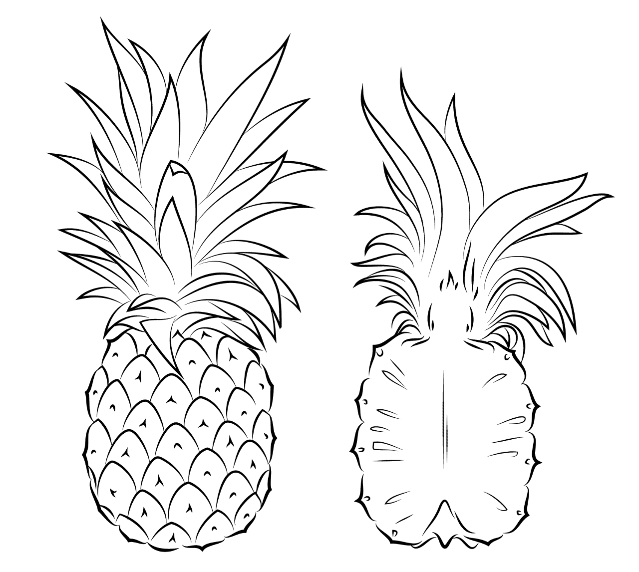 Desenho de Exótico para colorir