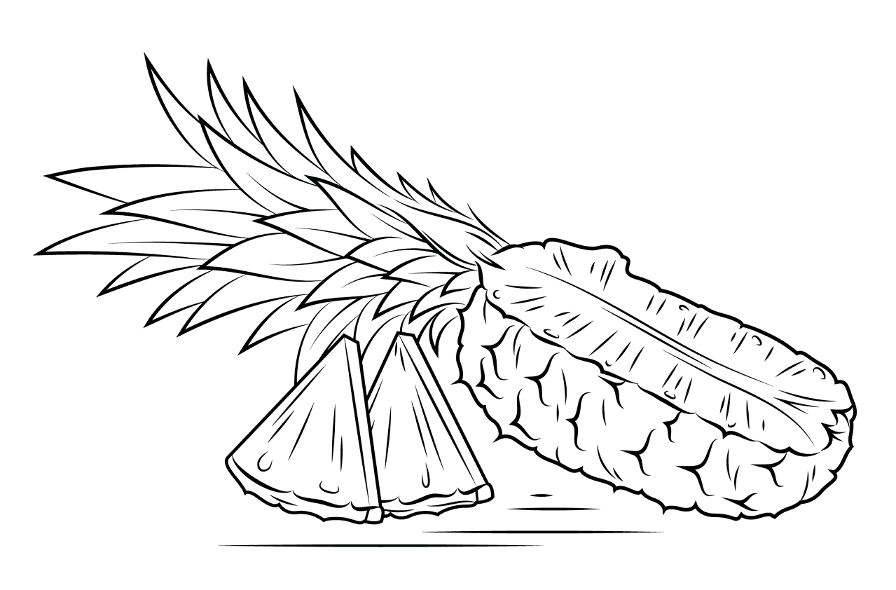 Desenho de Exótico para colorir