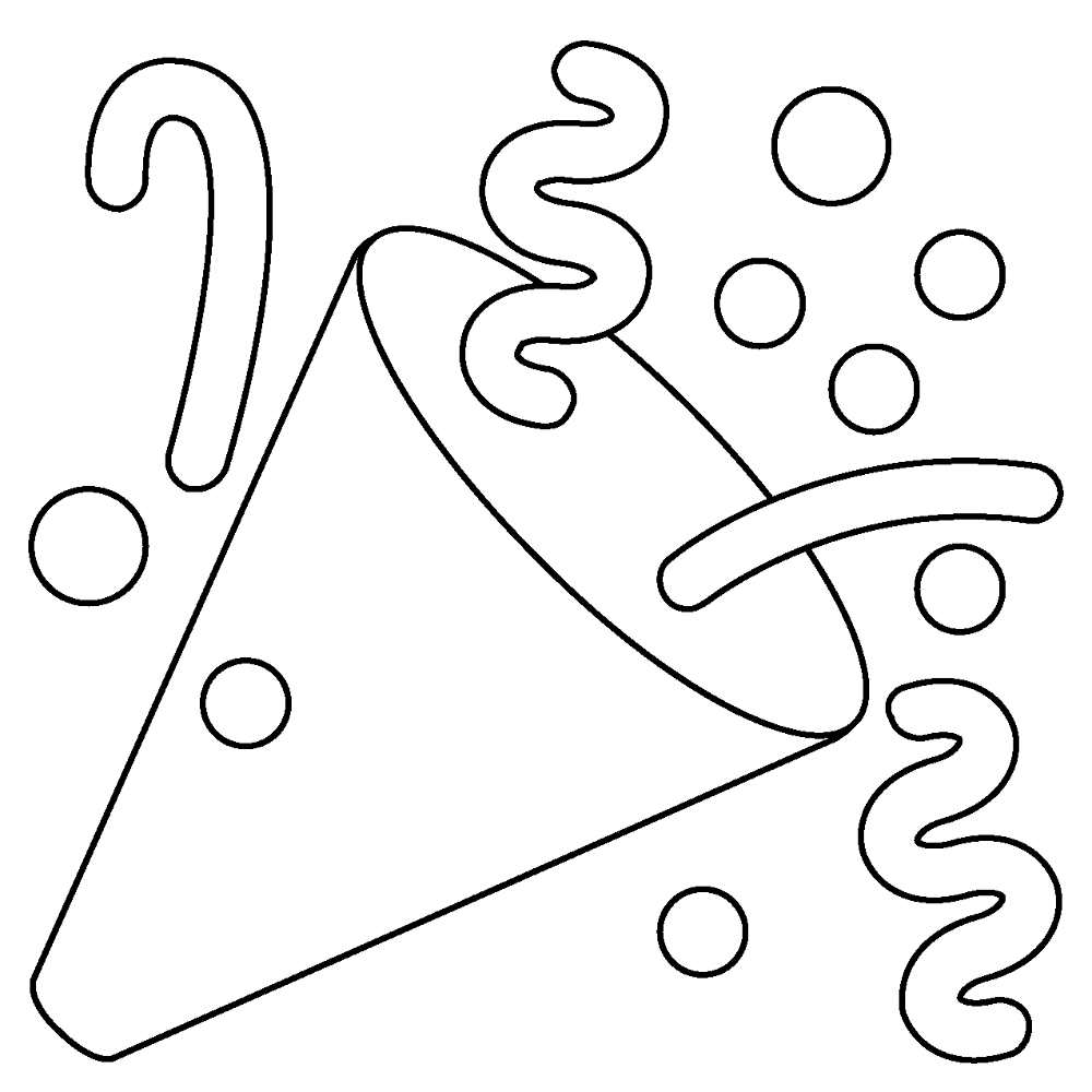 Desenho de Feliz Aniversário para colorir e imprimir: número 3