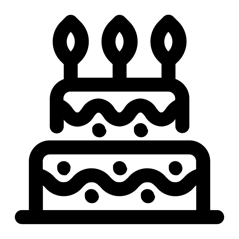 Desenho de Feliz Aniversário para colorir e imprimir: número 10