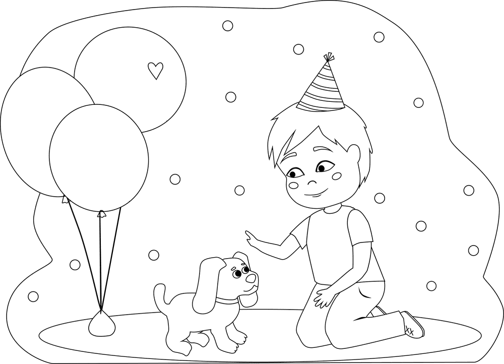 Desenho de Feliz Aniversário para colorir e imprimir: número 31