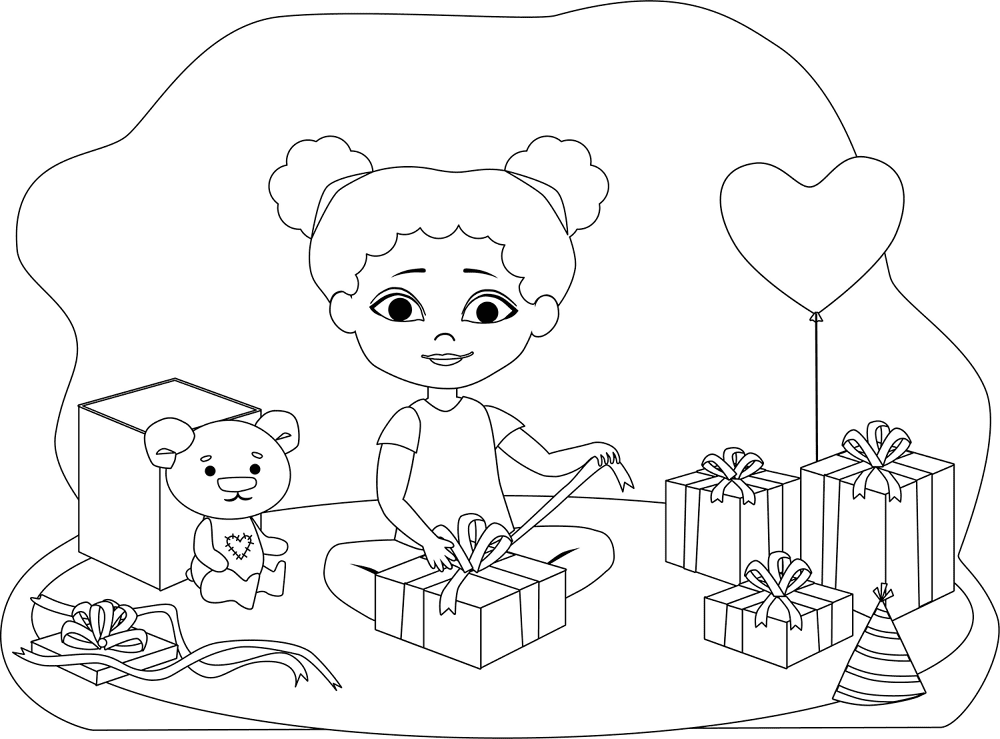 Desenho de Feliz Aniversário para colorir e imprimir: número 36