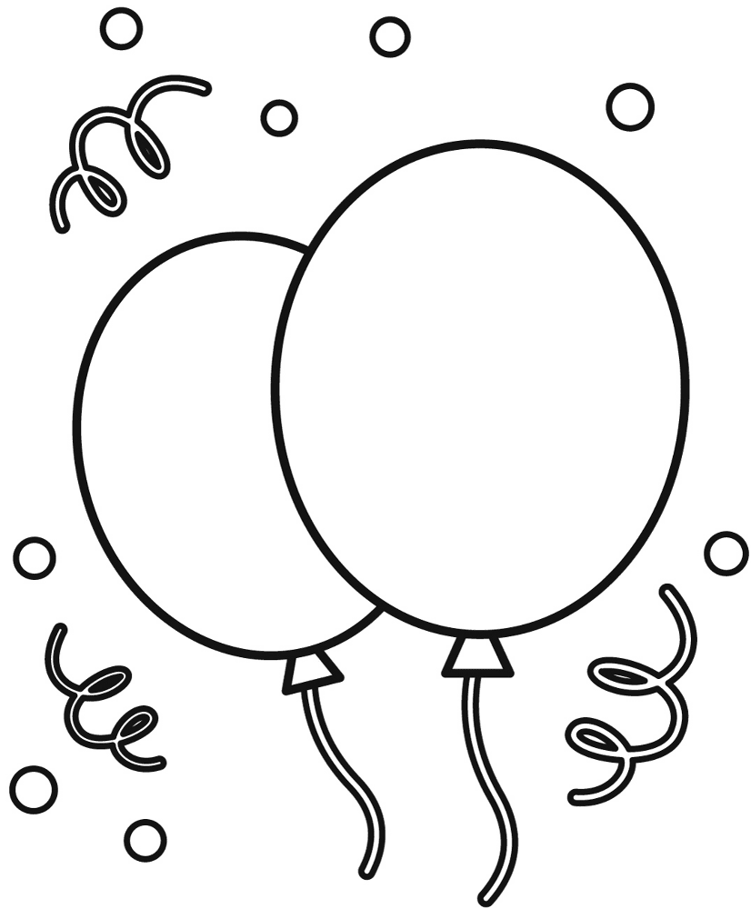 Desenho de Feliz Aniversário para colorir e imprimir: número 45