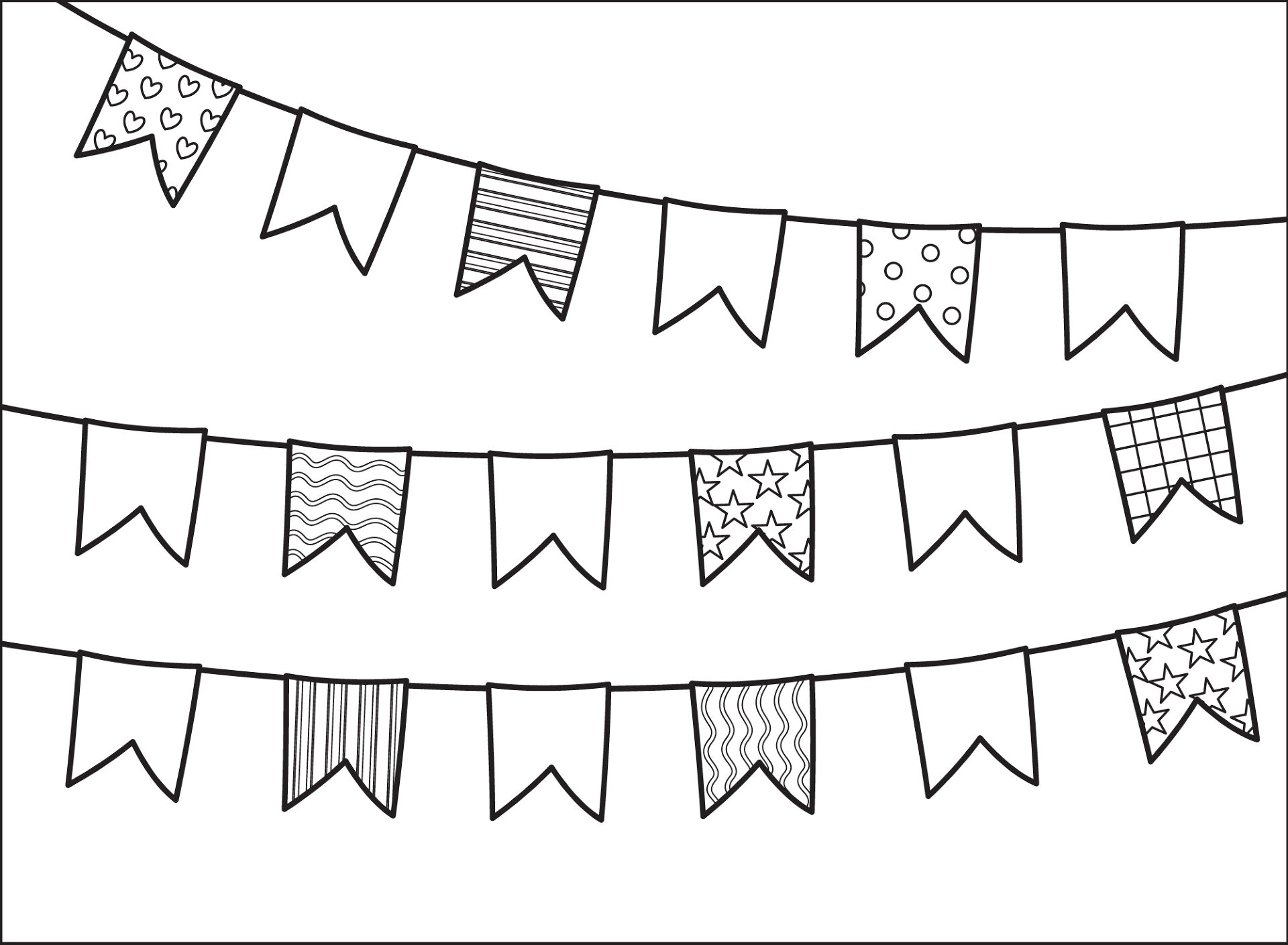 Desenho de Feliz Aniversário para colorir e imprimir: número 47