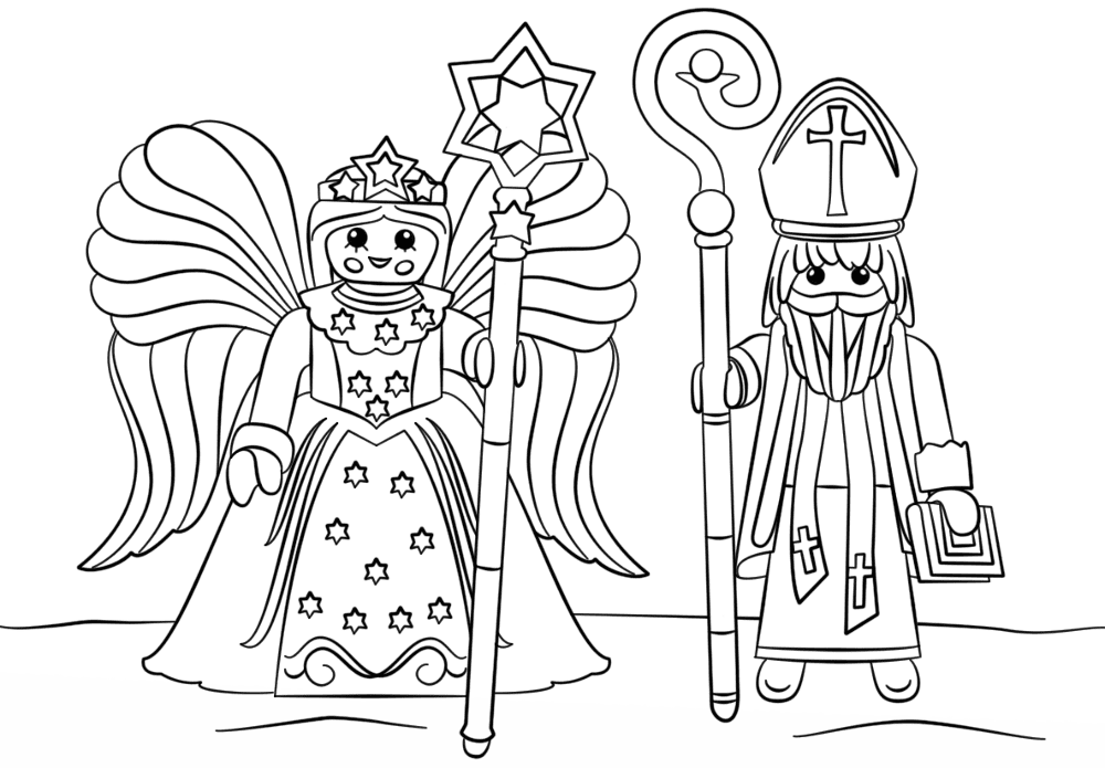 Desenho de Festa De São Nicolau para colorir e imprimir: número 12