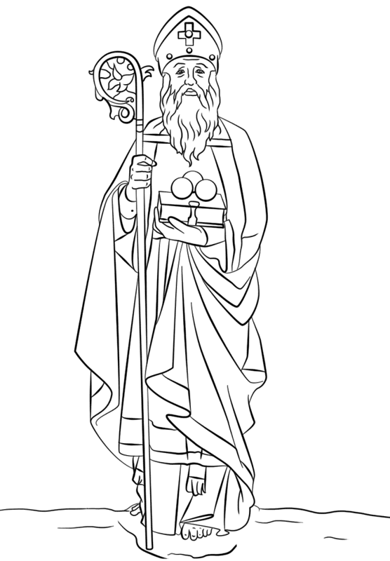 Desenho de Festa De São Nicolau para colorir e imprimir: número 13