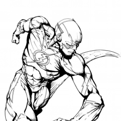 Desenho de Flash para colorir e imprimir: número 11