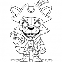 Desenho de Fnaf para colorir e imprimir: número 11