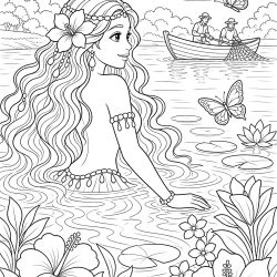 Desenho de Folclore para colorir e imprimir: número 13