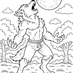 Desenho de Folclore para colorir e imprimir: número 14