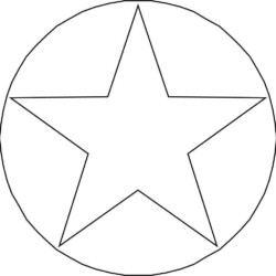 Desenho de Formas para colorir e imprimir: número 6