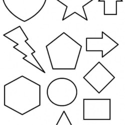 Desenho de Formas para colorir e imprimir: número 7