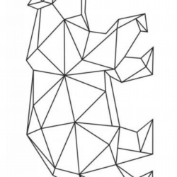 Desenho de Formas para colorir e imprimir: número 14