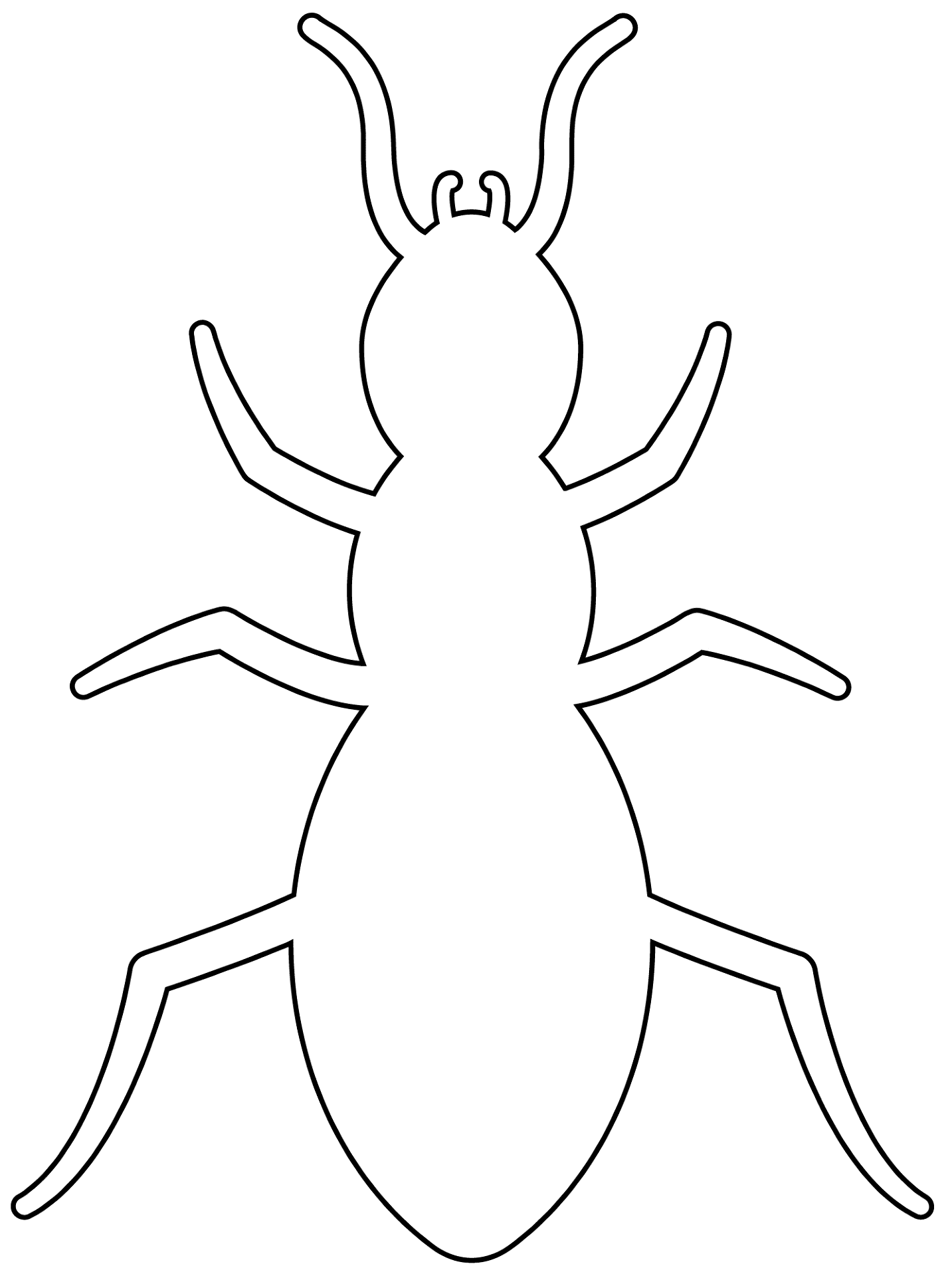 Desenho de Formigas para colorir e imprimir: número 17