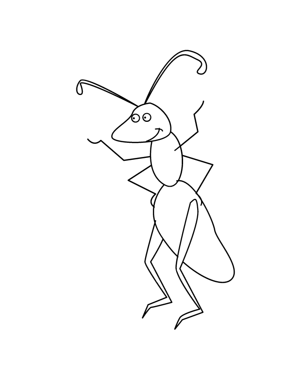 Desenho de Formigas para colorir