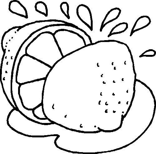Desenho de Frutas para colorir e imprimir: número 1