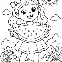 Desenho de Frutas para colorir e imprimir: número 14