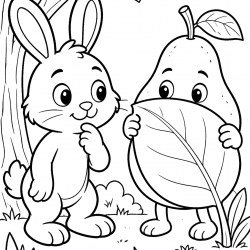 Desenho de Frutas para colorir e imprimir: número 17