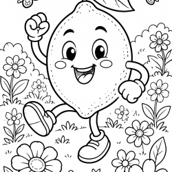 Desenho de Frutas para colorir e imprimir: número 20