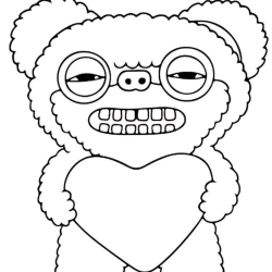 Desenho de Fugglers para colorir e imprimir: número 6