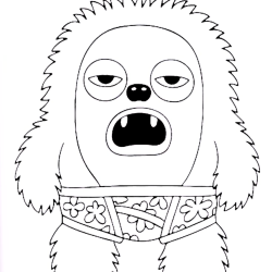 Desenho de Fugglers para colorir e imprimir: número 9