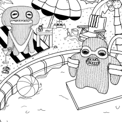 Desenho de Fugglers para colorir e imprimir: número 10