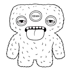 Desenho de Fugglers para colorir e imprimir: número 12