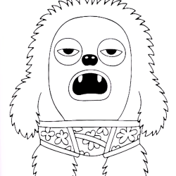 Desenho de Fugglers para colorir e imprimir: número 17