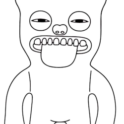 Desenho de Fugglers para colorir e imprimir: número 18