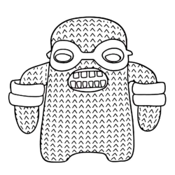 Desenho de Fugglers para colorir e imprimir: número 20
