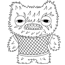 Desenho de Fugglers para colorir e imprimir: número 21