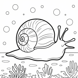 Desenho de Fundo do Mar para colorir e imprimir: número 10