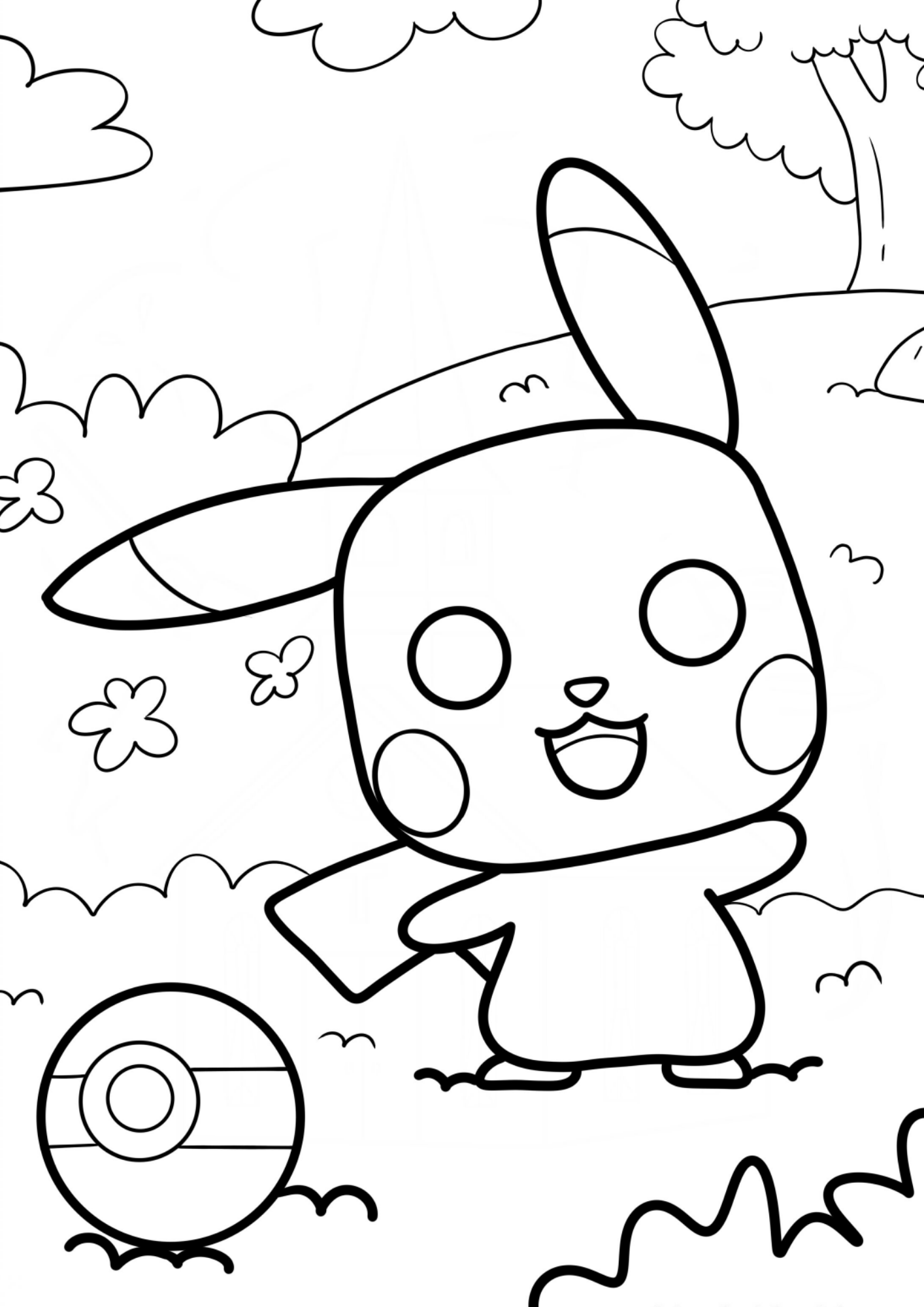 Desenho de Funko Pop para colorir e imprimir: número 9