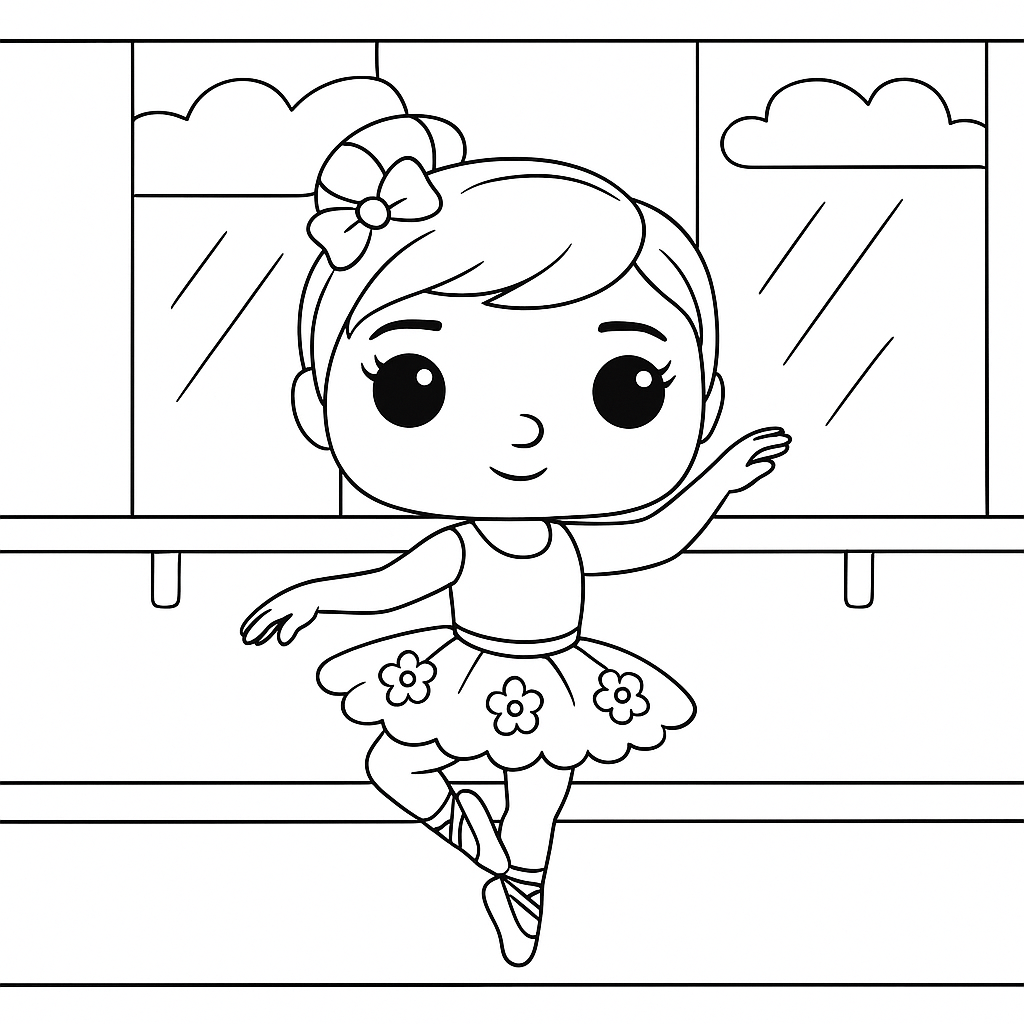 Desenho de Funko Pop para colorir e imprimir: número 10