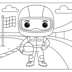 Desenho de Funko Pop para colorir e imprimir: número 11