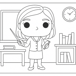 Desenho de Funko Pop para colorir e imprimir: número 14