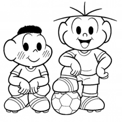 Desenho de Futebol para colorir e imprimir: número 1