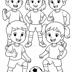 Desenho de Futebol para colorir e imprimir: número 11