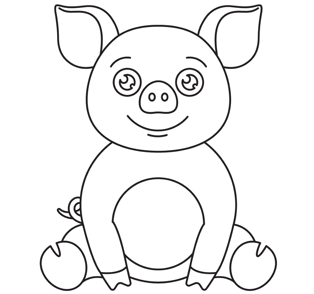 Desenho de Gado para colorir e imprimir: número 7