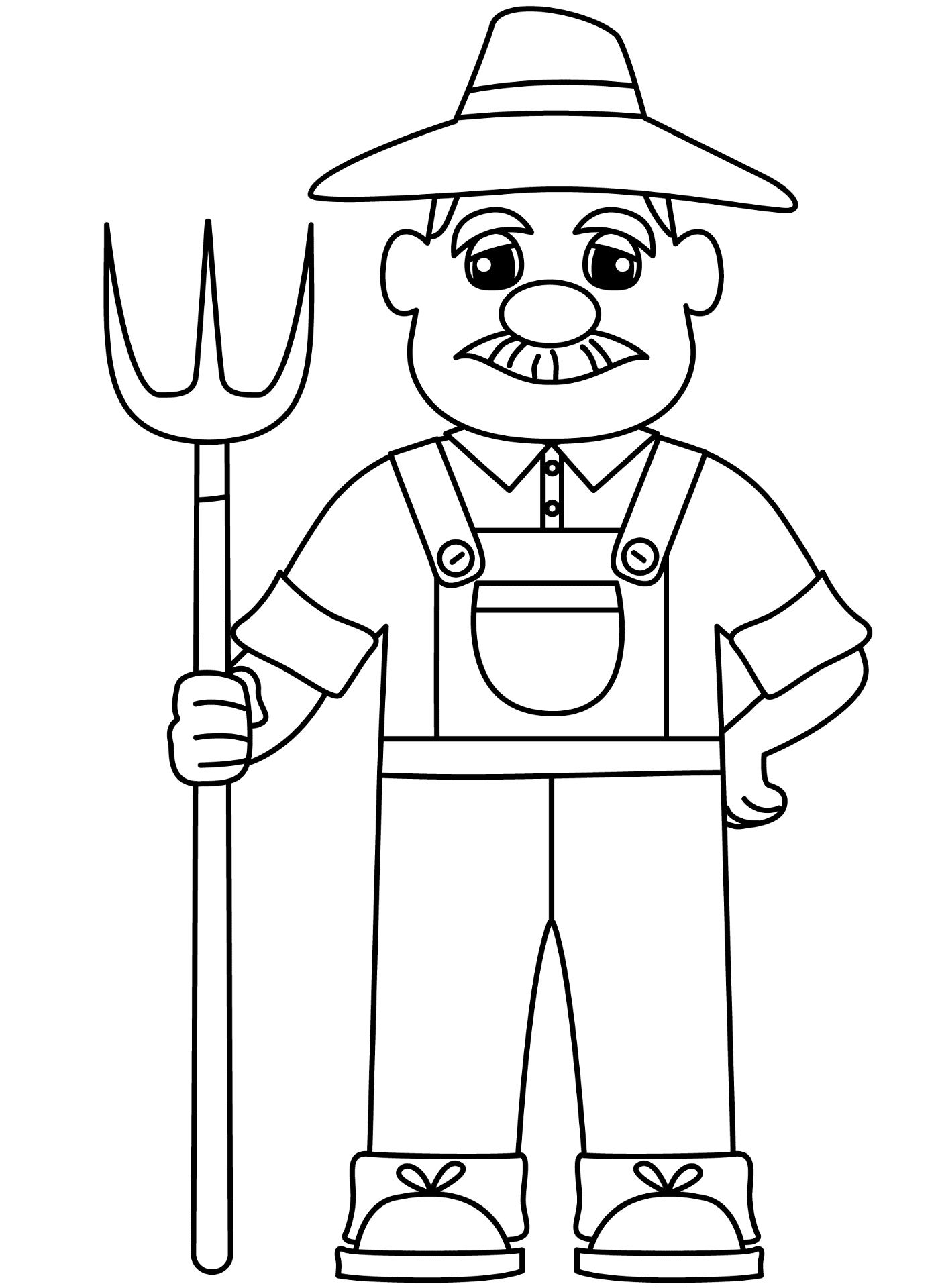 Desenho de Gado para colorir e imprimir: número 48