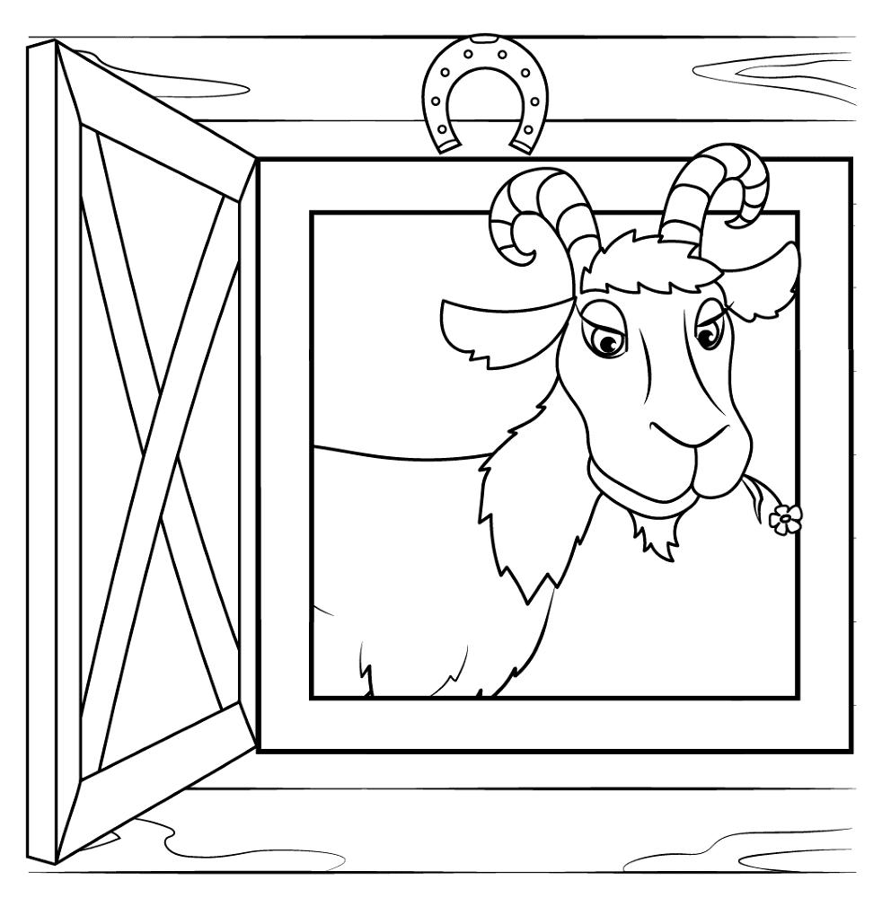 Desenho de Gado para colorir