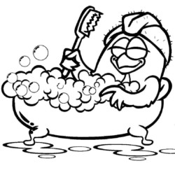 Desenho de Galinha Pintadinha para colorir e imprimir: número 7