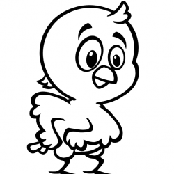 Desenho de Galinha Pintadinha para colorir e imprimir: número 16
