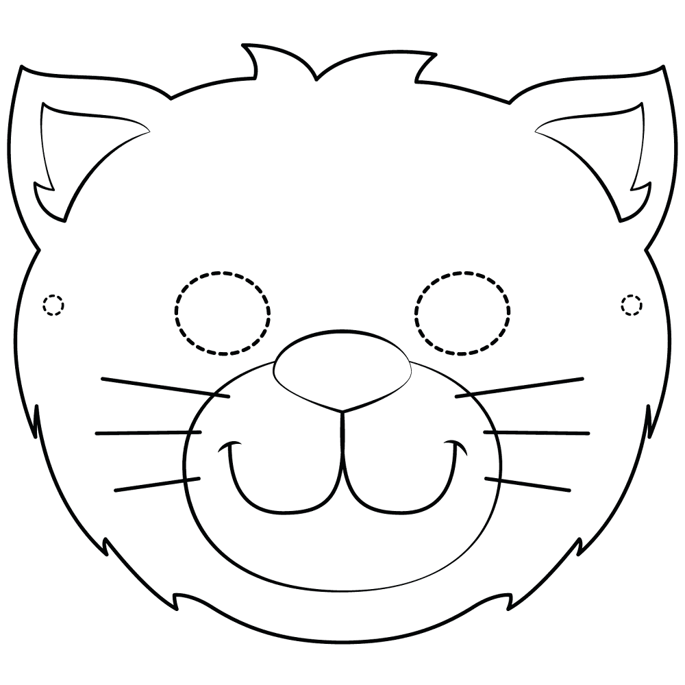 Desenho de Gatos para colorir e imprimir: número 42