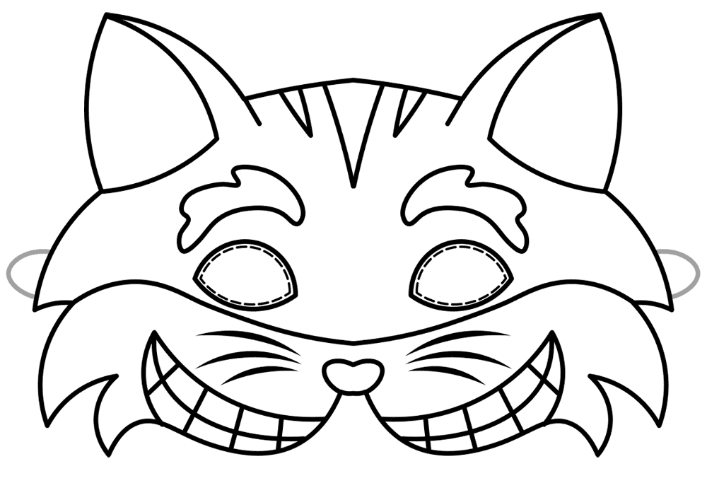 Desenho de Gatos para colorir e imprimir: número 47